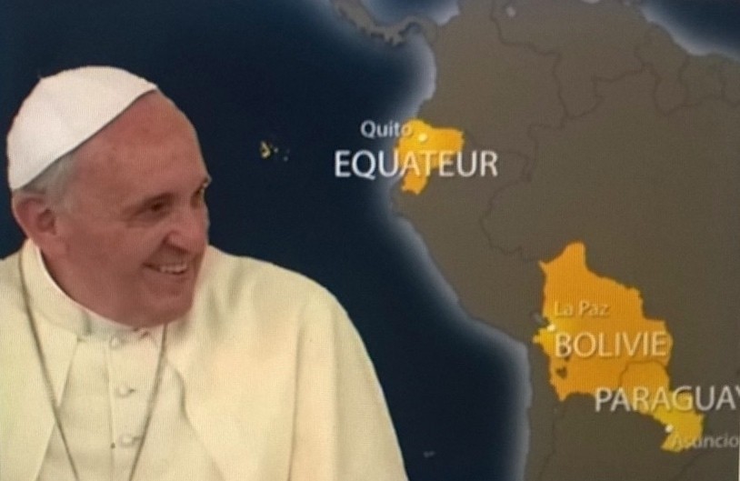 Voyage du Pape François en Equateur, Bolivie et Paraguay... - Maria Portugal-World View 