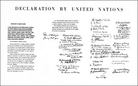 1942 : La Déclaration des Nations Unies... - Maria Portugal-World View 