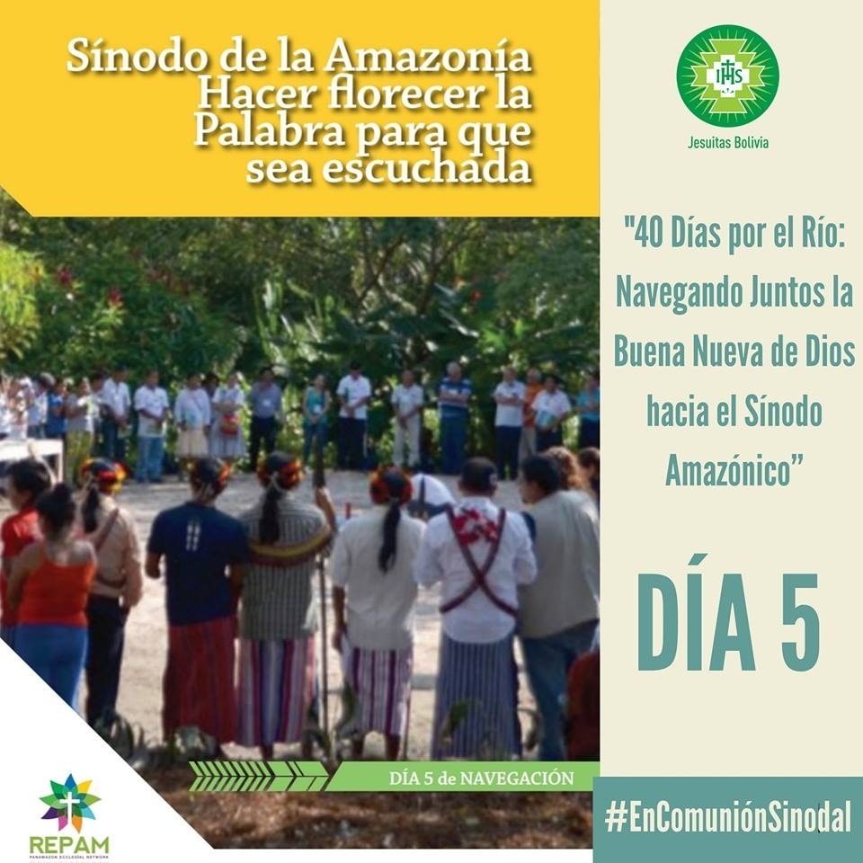 Dia 5: Sínodo de la Amazonía Hacer florecer la Palabra para que sea escuchada - www.mariaportugal.net